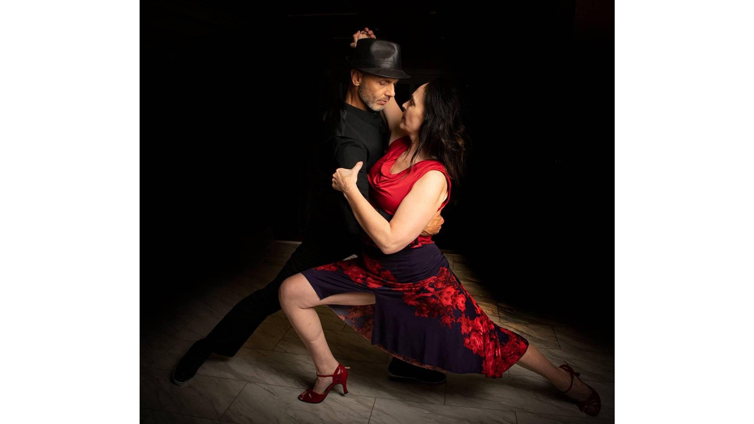 Tango instructors Fuad Elhage and Stephanie Lynn