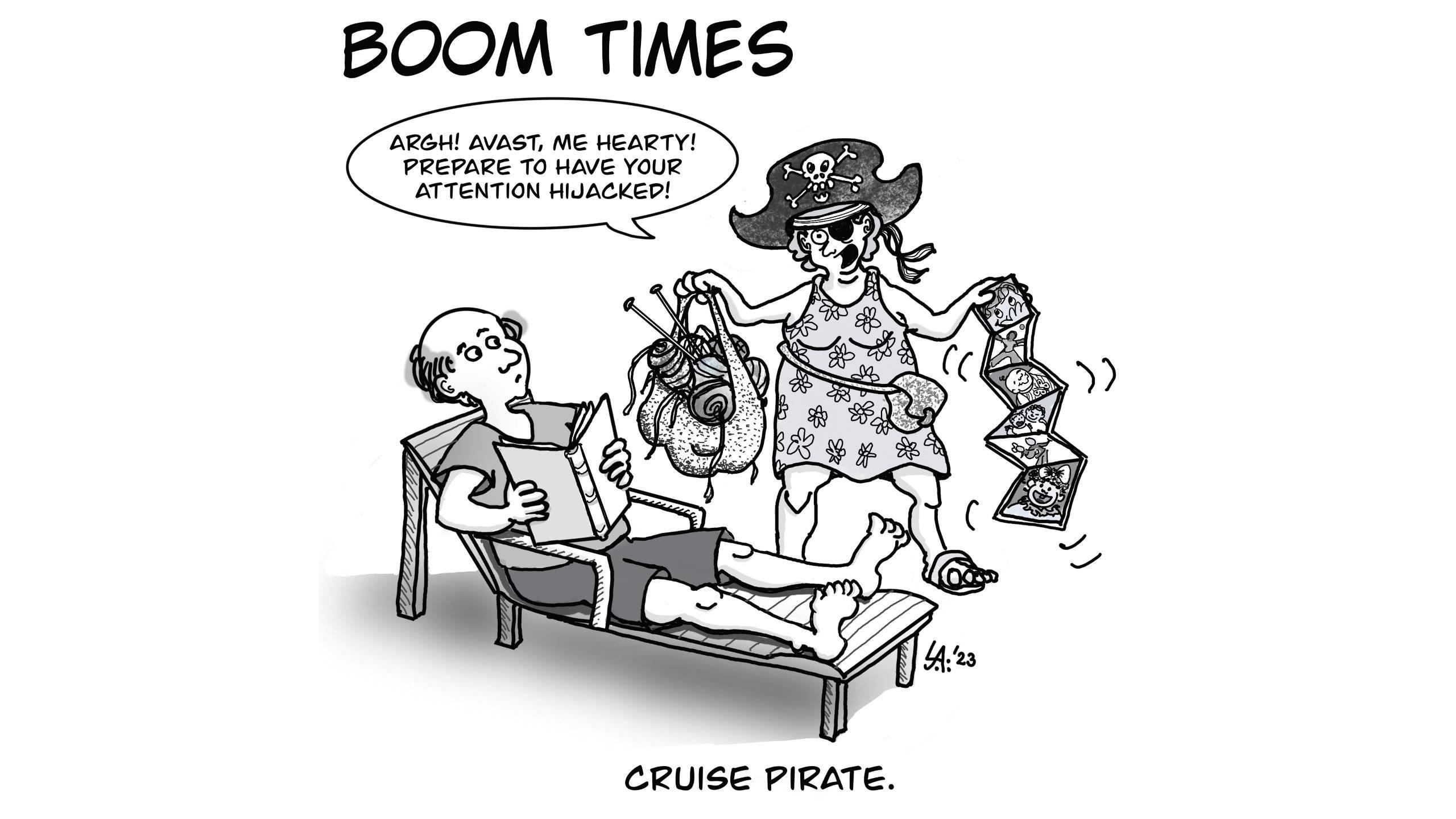 Cruise Pirate Cartoon